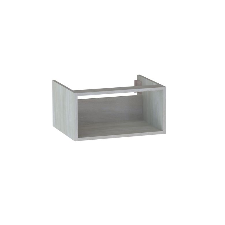 Meuble sous-vasque L.60 cm, niche, décor naturel FORMEO