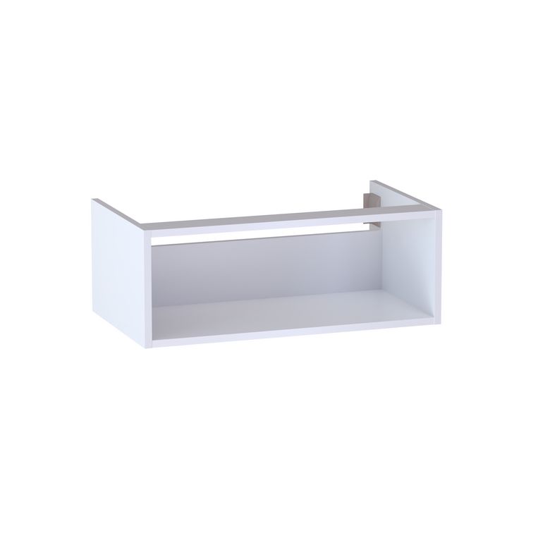 Meuble sous-vasque L.80 cm, niche, décor verni laqué FORMEO
