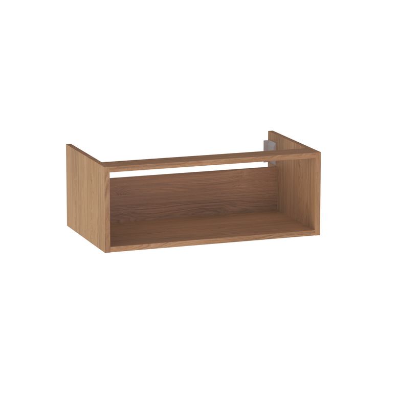 Meuble sous-vasque L.80 cm, niche, décor naturel FORMEO