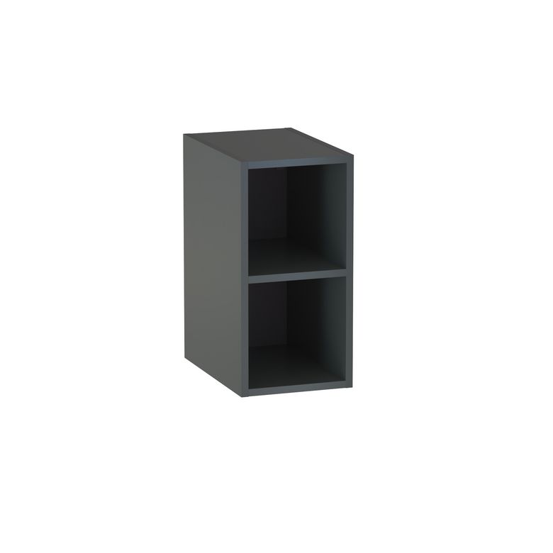 Meuble complément sous-vasque, 2 niches, H.60 cm, décor verni laqué FORMEO