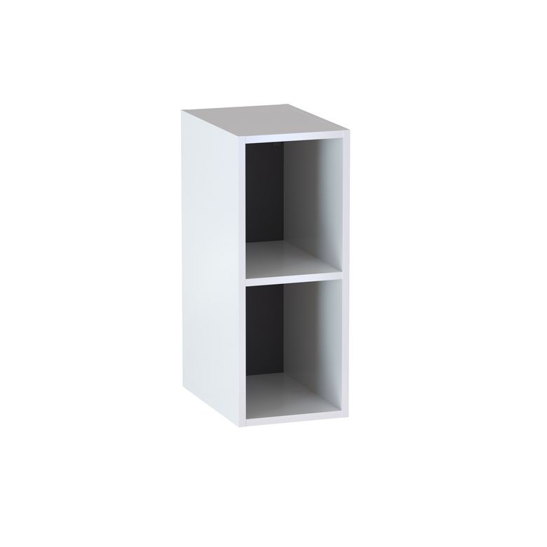Meuble complément sous-vasque, 2 niches, H.75 cm, décor uni FORMEO