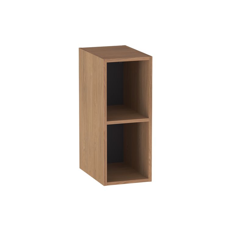 Meuble complément sous-vasque, 2 niches, H.75 cm, décor naturel FORMEO