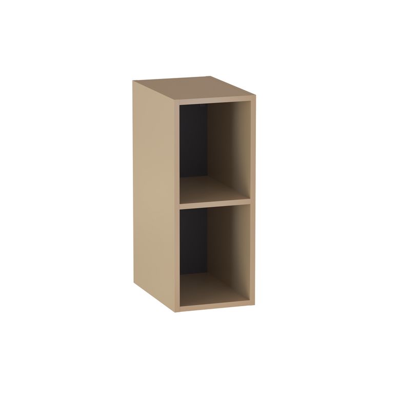 Meuble complément sous-vasque, 2 niches H.75 cm, décor verni laqué FORMEO