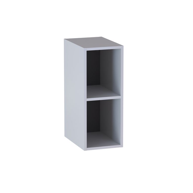 Meuble complément sous-vasque, 2 niches H.75 cm, décor verni laqué FORMEO