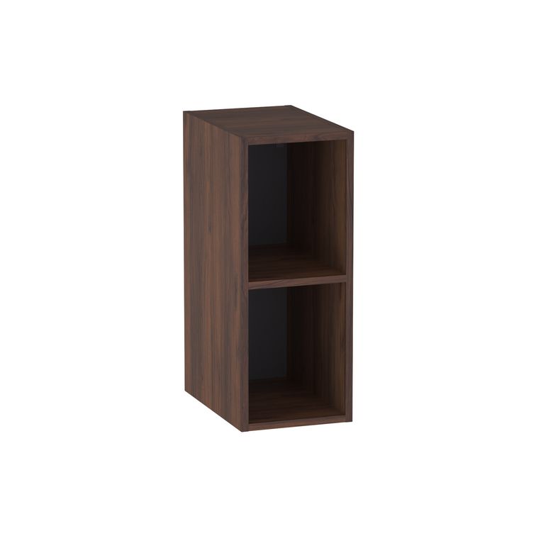 Meuble complément sous-vasque, 2 niches, H.75 cm, décor naturel FORMEO