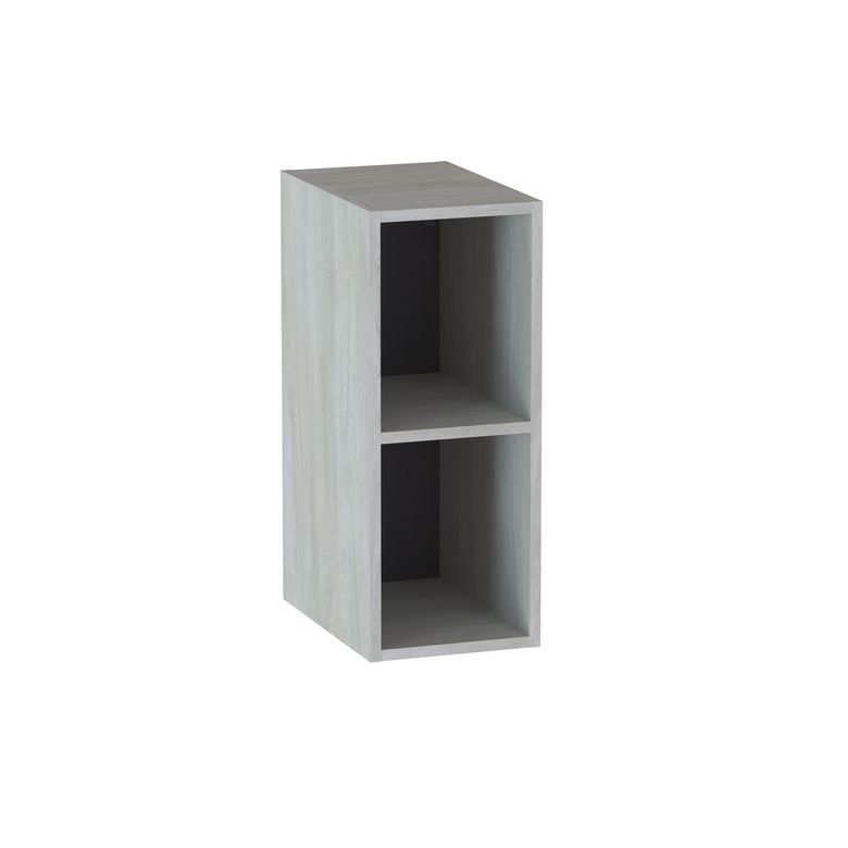 Meuble complément sous-vasque, 2 niches, H.75 cm, décor naturel FORMEO