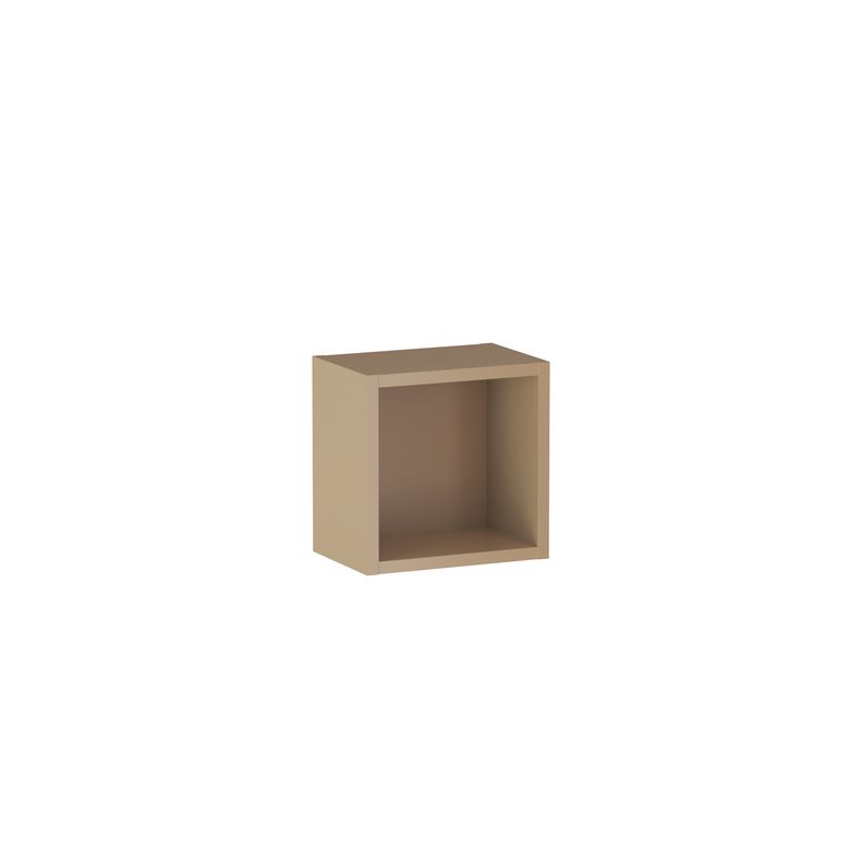 Meuble haut de salle de bains 1 niche, décor verni laqué FORMEO