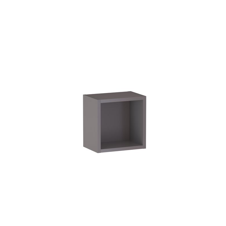 Meuble haut de salle de bains 1 niche, décor verni laqué FORMEO
