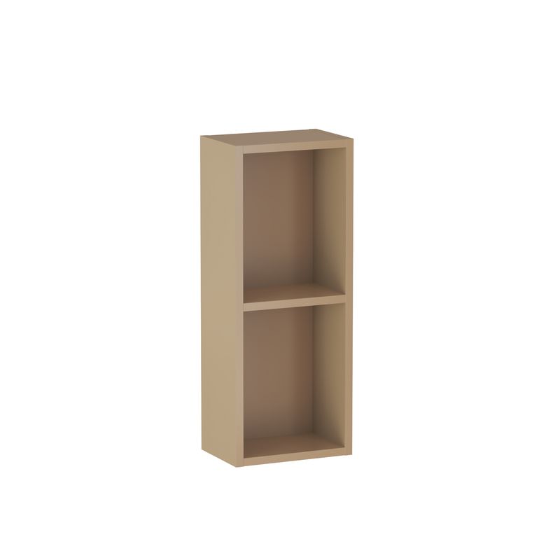 Meuble haut de salle de bains 2 niches, décor verni laqué FORMEO