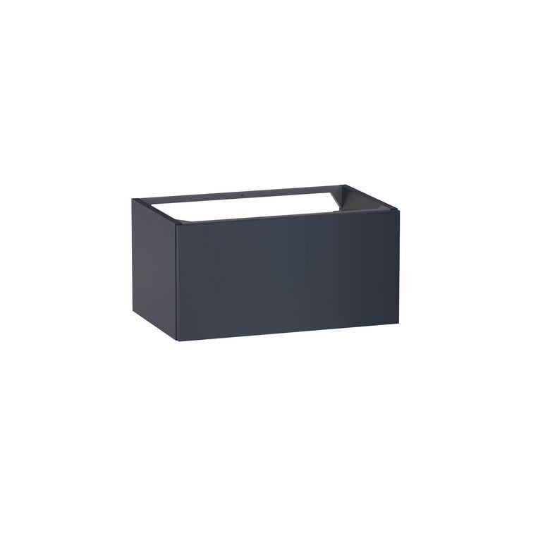 Sous vasque 1 tiroir gain de place Formeo indigo mat P H30xL60xP38.5 Main Image