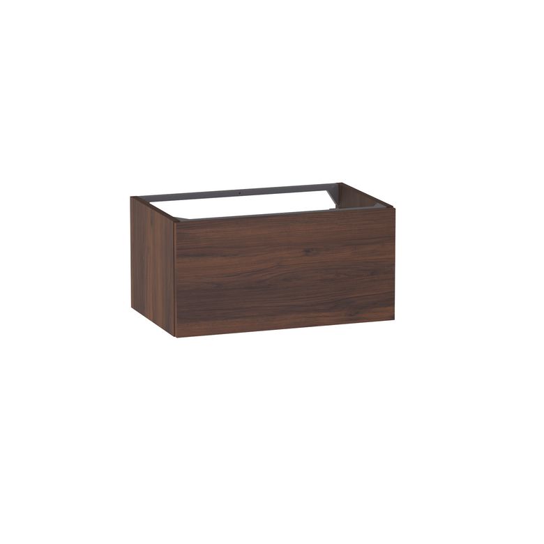 Sous vasque 1 tiroir gain de place Formeo noyer warmia P H30xL60xP38.5 Main Image