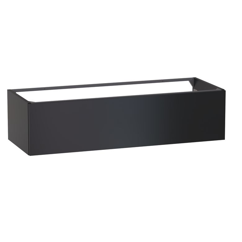 Meuble sous-vasque L.120 cm, 1 tiroir, décor verni laqué FORMEO