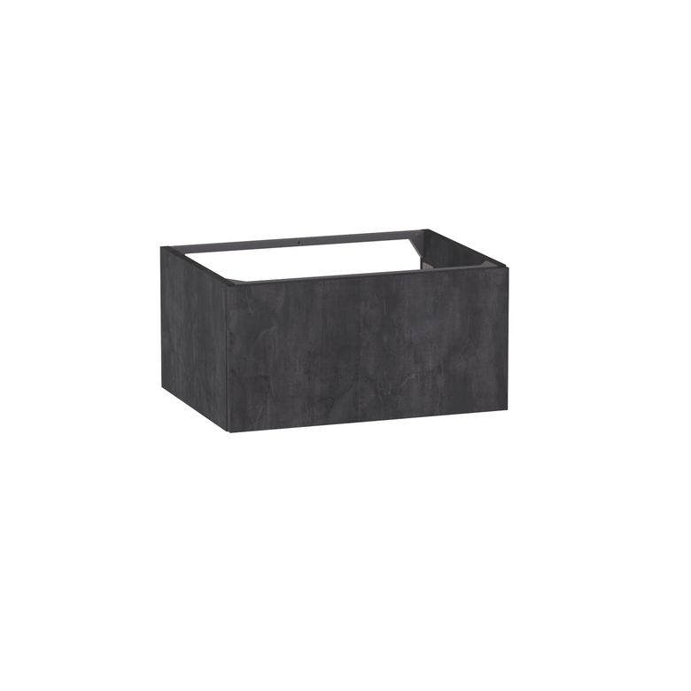 Sous vasque 1 tiroir Formeo ardoise anthracite P H30xL60xP45.5 Main Image
