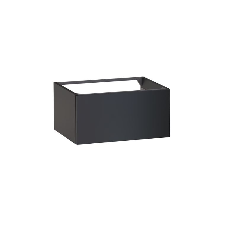 Meuble sous-vasque L.60 cm, 1 tiroir, décor verni laqué FORMEO