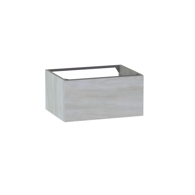 Meuble sous-vasque L.60 cm, 1 tiroir, décor naturel FORMEO
