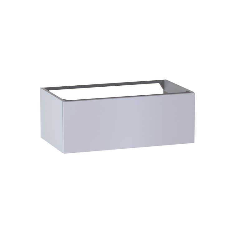 Meuble sous-vasque L.80 cm, 1 tiroir, décor verni laqué FORMEO