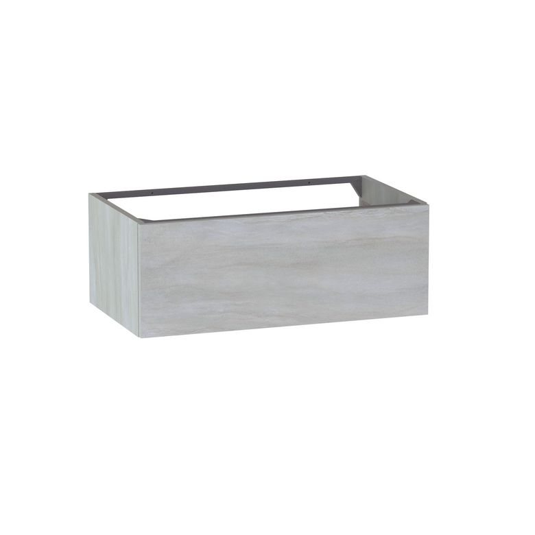 Sous vasque 1 tiroir Formeo travertin P H30xL80xP45.5 Main Image