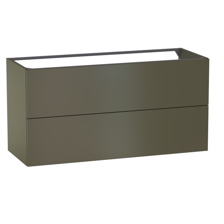 Sous vasque 2 tiroirs Formeo olive P H60xL120xP45.5 Main Image