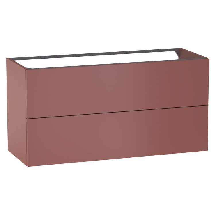 Sous vasque 2 tiroirs Formeo terra P H60xL120xP45.5 Main Image