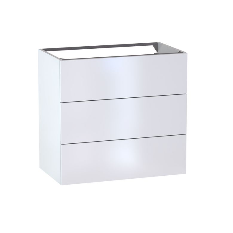 Sous vasque 3 tiroirs Formeo blanc P H75xL80xP45.5 Main Image