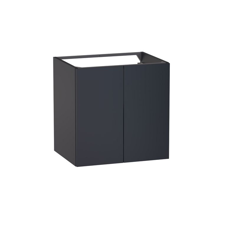 Meuble sous-vasque L.60 cm, 2 portes, décor uni FORMEO