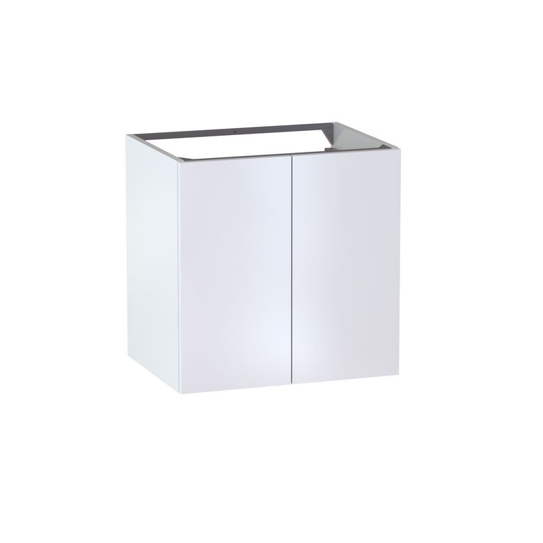 Meuble sous-vasque L.60 cm, 2 portes, décor uni FORMEO
