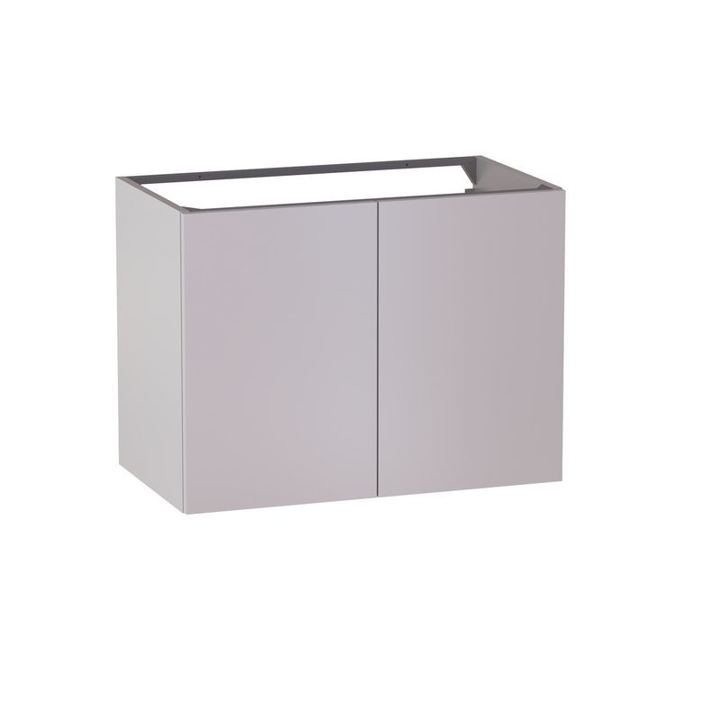 Meuble sous-vasque L.80 cm, 2 portes, décor uni FORMEO