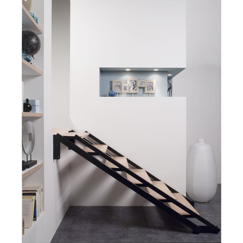Rampe New York en sapin pour escalier 6/7 marches - Escaliers