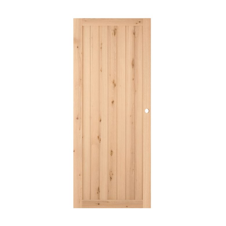 Porte coulissante QUADRAL grand vitrage *** Chêne plaqué-Lapeyre