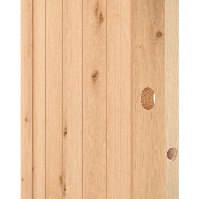 Porte coulissante QUADRAL grand vitrage *** Chêne plaqué-Lapeyre