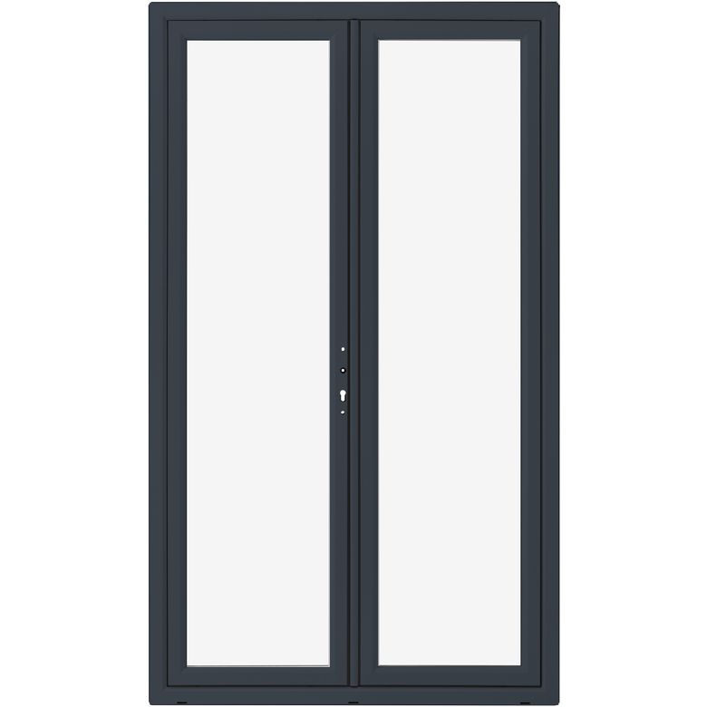Porte-fenêtre Pria PVC 2 vantaux sans soubassement