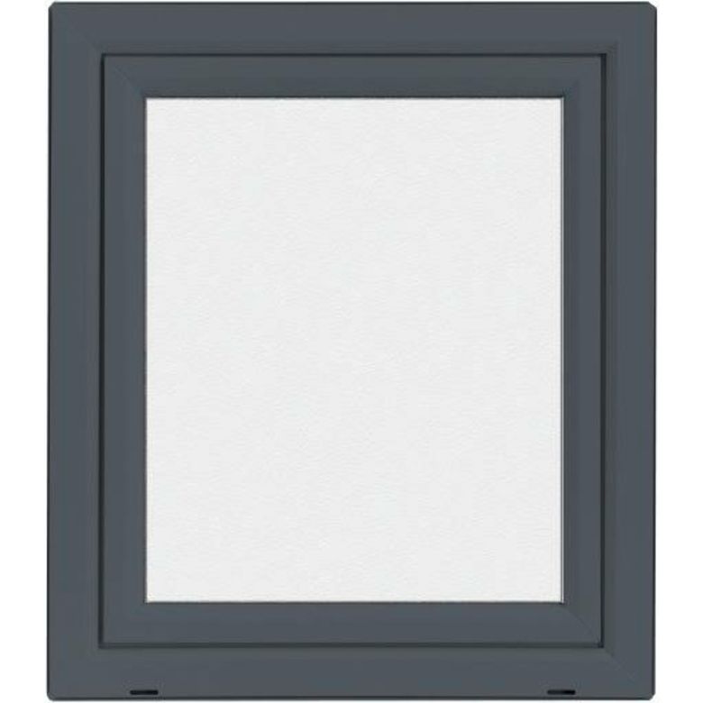 Châssis OB SDB PRIA PVC gris ext/bla.int.tirant D H62 x l47 p/tableau H60 x l40 Main Image