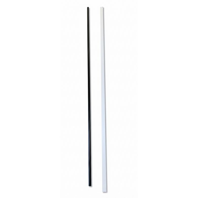 Tige espagnolette noire pour volet PVC