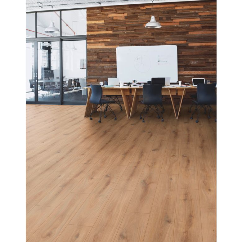 Sol stratifié BINYL PRO 2 chêne naturel nuance-Lapeyre