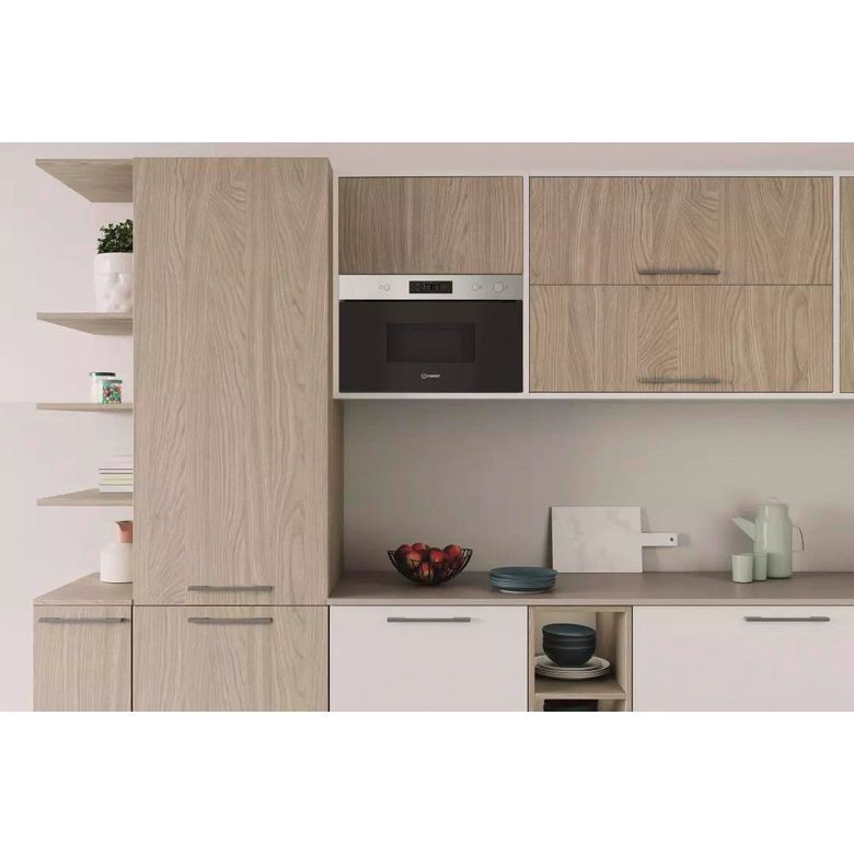 Four micro-ondes gril encastrable H.36 cm 22L INDESIT - Cuisines - Lapeyre
