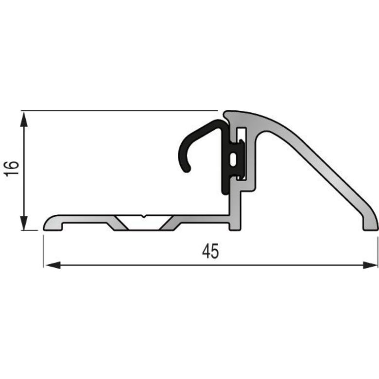 Barre de seuil Suisse pour portes d'entrée - Portes