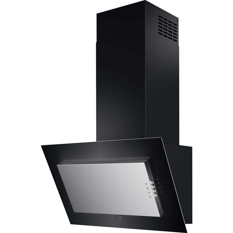 Hotte décorative écran murale inox/noir ELECTROLUX