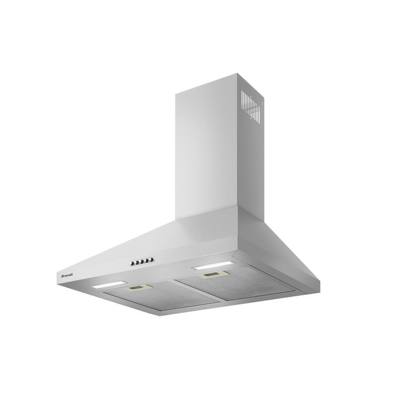 Hotte décorative triangulaire murale inox BRANDT