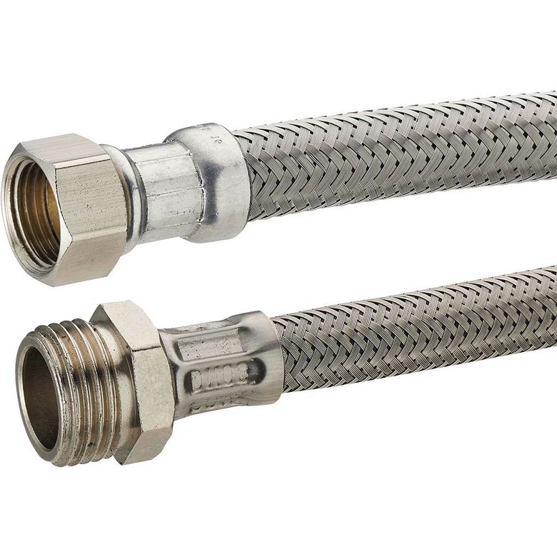 Flexible d'alimentation inox mâle femelle 15/21 Longueur 500 mm T9X12 Main Image