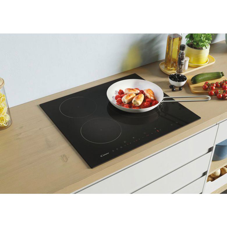 Table induction 3 foyers Candy CIS633DTT1-Lapeyre