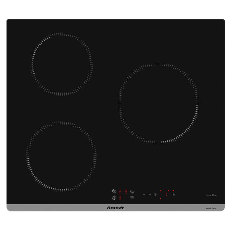 Table de cuisson induction BRANDT 3 foyers
