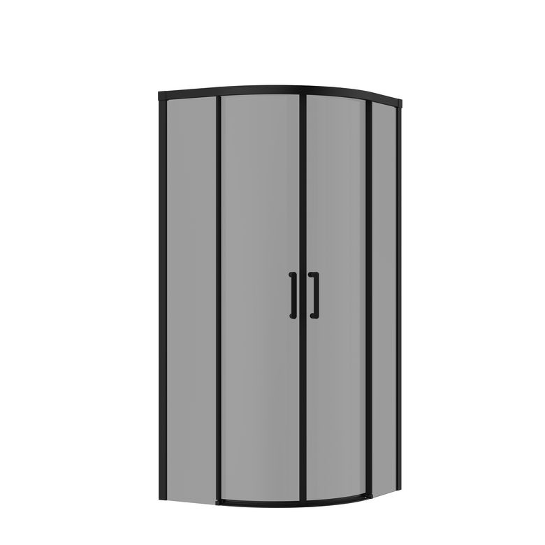 Porte de douche angle arrondi C&C