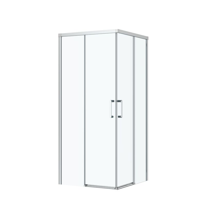 Porte de douche angle carré C&C