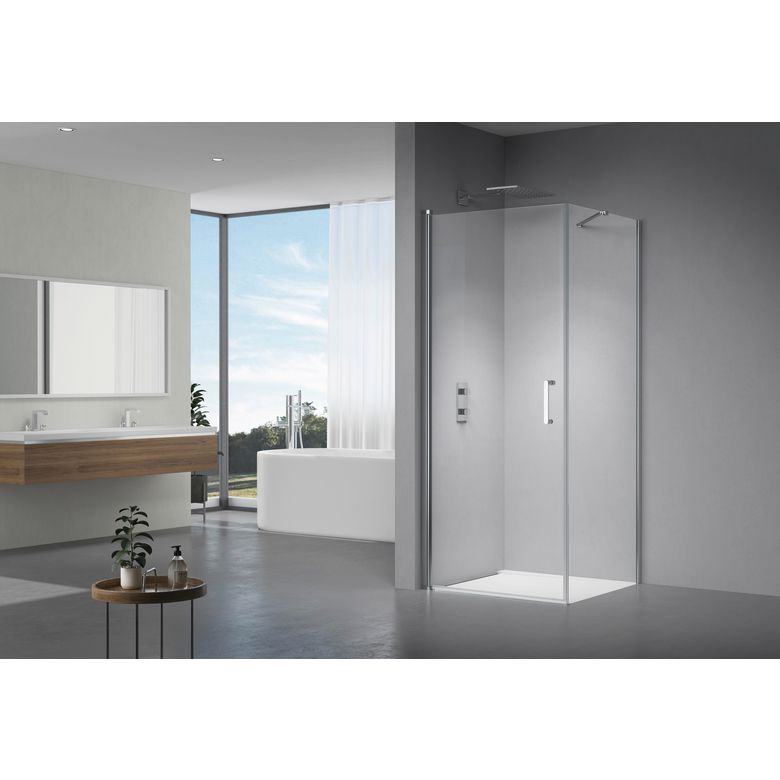 Porte de douche pivotante C&C | Lapeyre