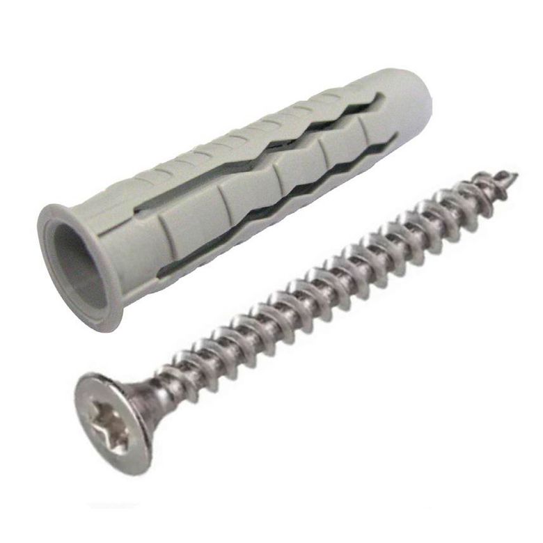 Sachet de 10 chevilles polyvalente + vis