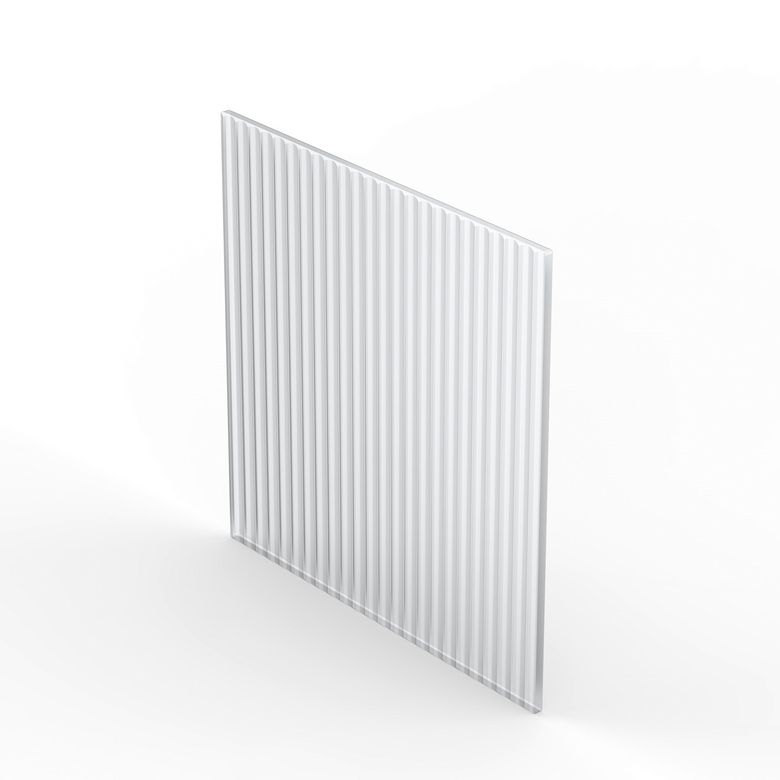 Paroi de douche LINE PRESTIGE verre strié 8 mm chromé | Lapeyre