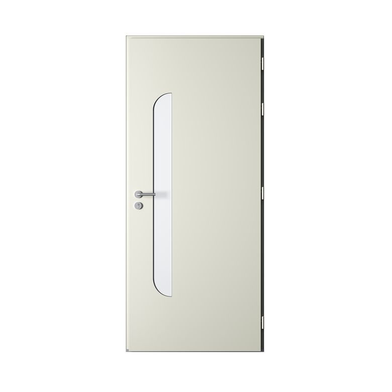 Porte d'entrée Anouk Aluminium poignée Iris -Lapeyre