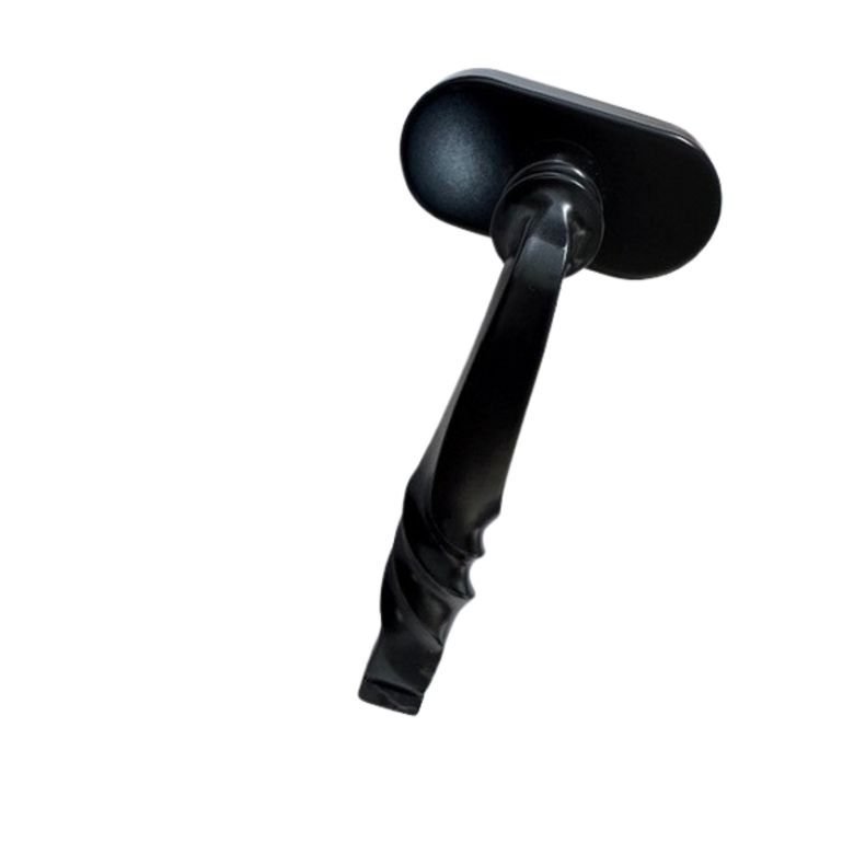 Poignée fenetre & porte fenetre torsade noire Main Image