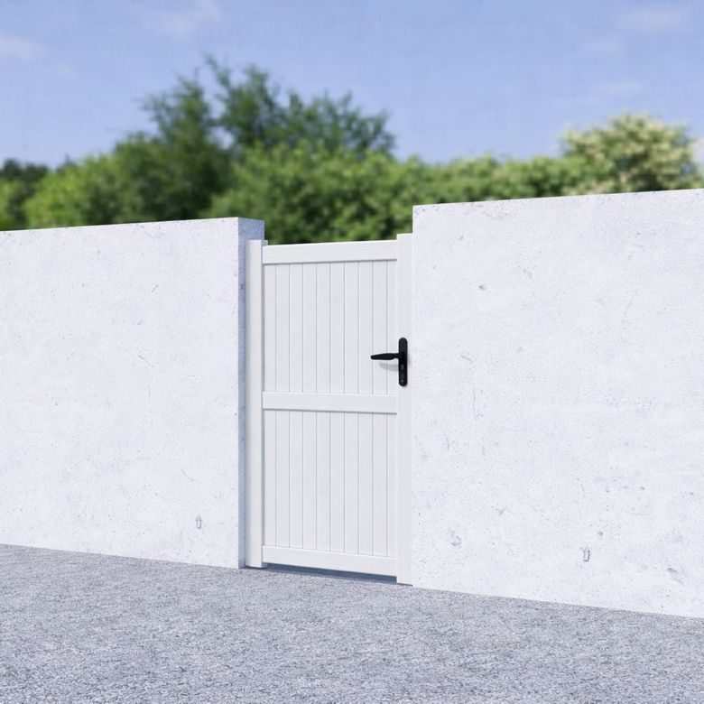 Portillon PVC Guernesey - Extérieur