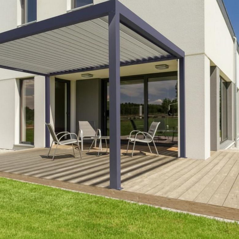 Pergola aluminium Ava autoportante - Toits de terrasse - Lapeyre